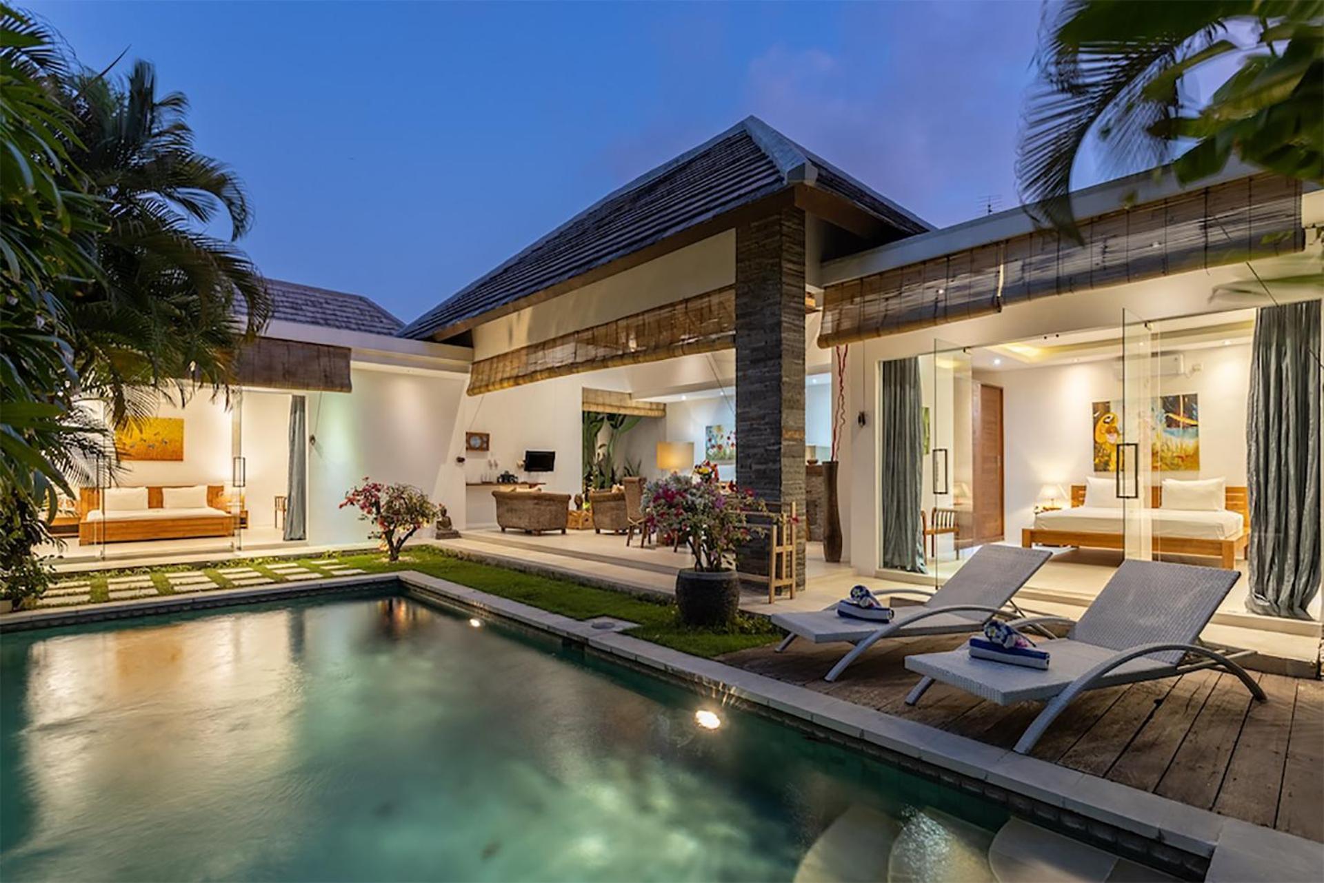 Villa Lotus By Optimum Bali Villas Семиньяк Экстерьер фото